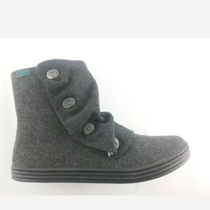 Blowfish Womens Rabbit Grey Flannel Ankle Boot 7.5